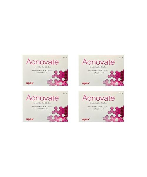 acnovate syndet bar for oily skin face soap
