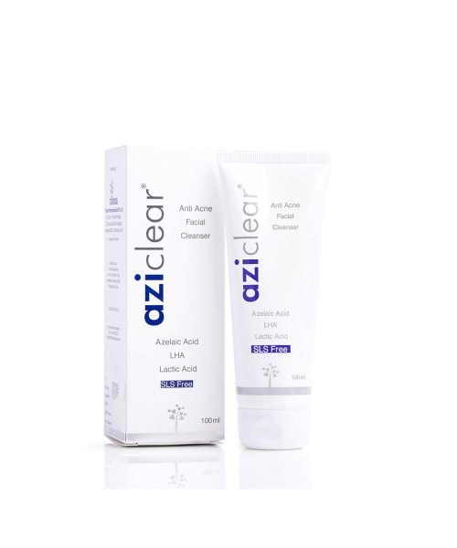 aziclear anti acne facial cleanser skin care