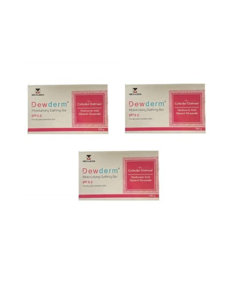 dewderm moisturising bathing bar 100g body soap