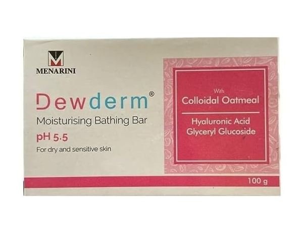 dewderm moisturising bathing bar 100g body soap