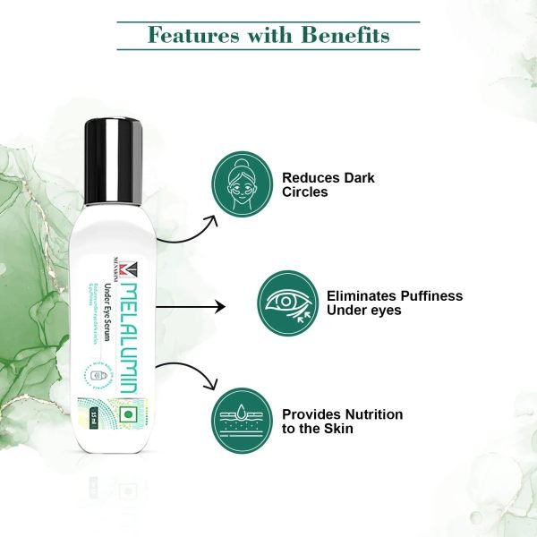 melalumin under eye serum face serum