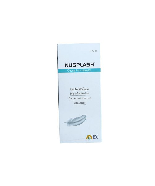 nusplash creamy face cleanser cleanser