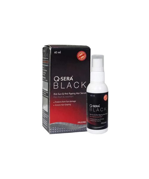 q sera black hair serum hair serum