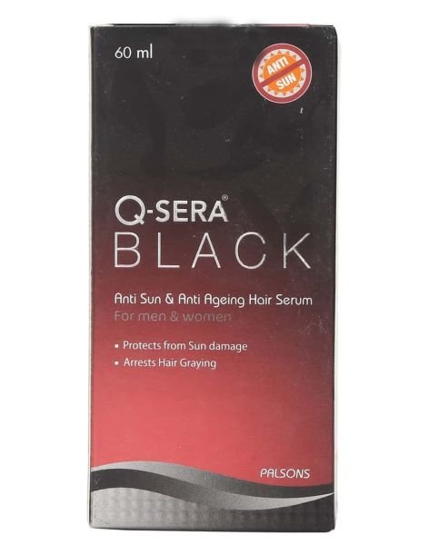 q sera black hair serum hair serum
