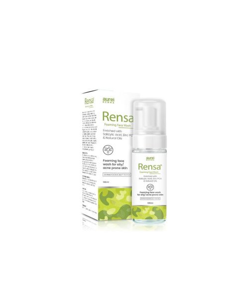 rensa foaming face wash cleanser