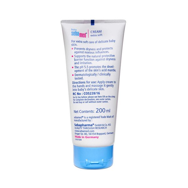 sebamed baby extra soft cream baby cream