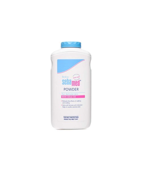 sebamed baby power with oilve oil baby care