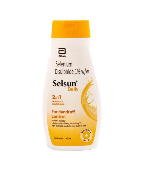 Selsun Daily 2 in 1 Shampoo   Conditioner 200ml hair care