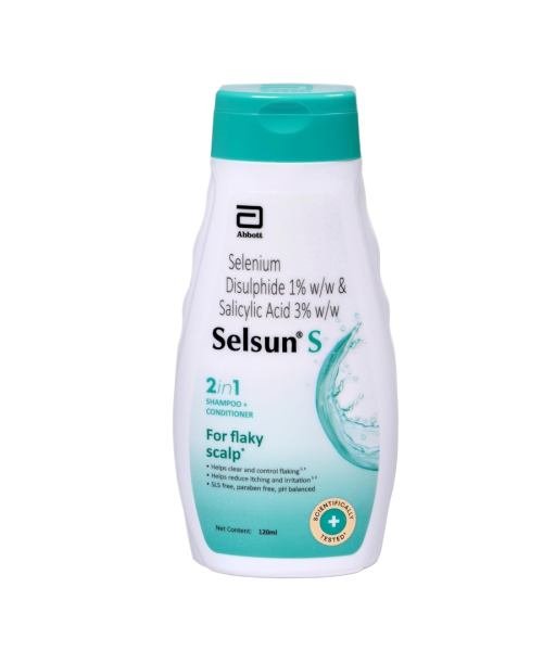 Selsun S 2 in 1 Shampoo   Conditioner 120ml hair care