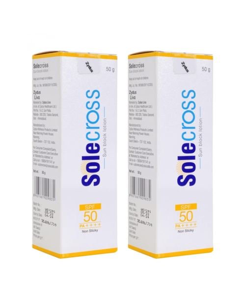 solecross sun block lotion suscreen SPF 50- (50gm) sunscreen