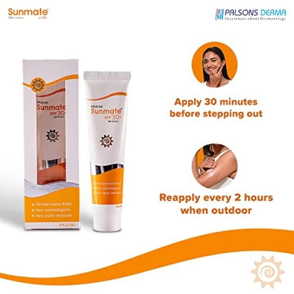 sunmate SPF 30 sunscreen gel cream sunscreen