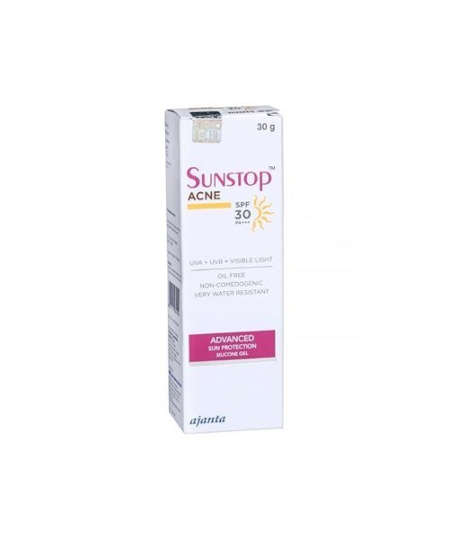 sunstop acne sunscreen SPF 30 PA    30gm sunscreen