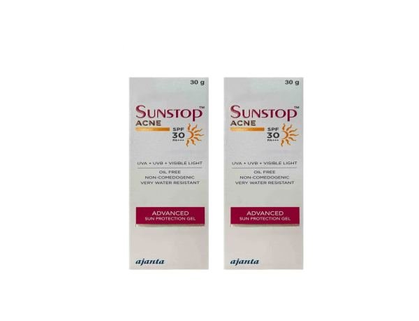 sunstop acne sunscreen SPF 30 PA +++ 30gm anti acne