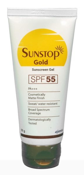 sunstop gold sunscreen gel SPF 55 PA    sunscreen