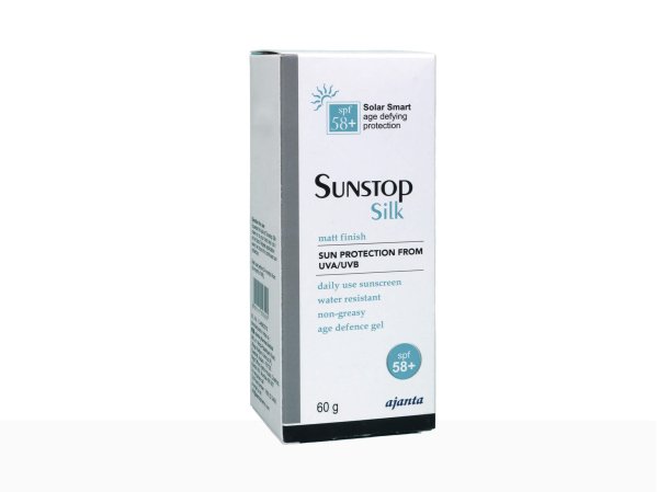 sunstop silk matt finsh sunscreen SPF 58 sunscreen