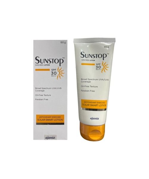 sunstop sunscreen lotion SPF 30 PA+++ 60gm sunscreen
