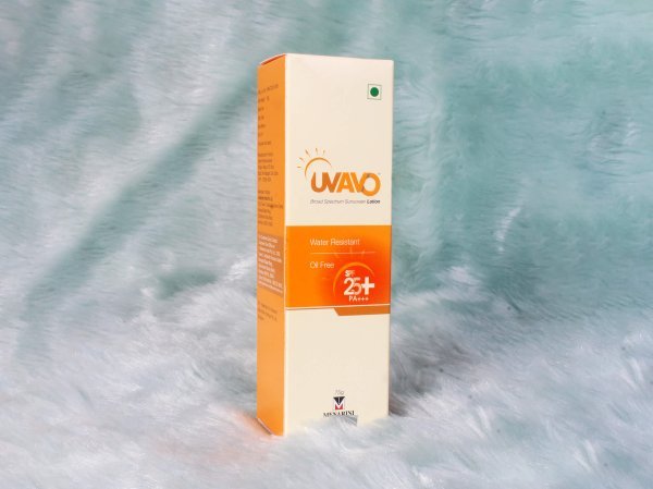 uvavo broad spectrum sunscreen lotion SPF 25 PA   75gm sunscreen