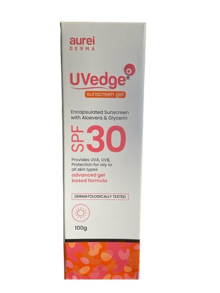 uvedge sunscreen gel SPF 30 sunscreen