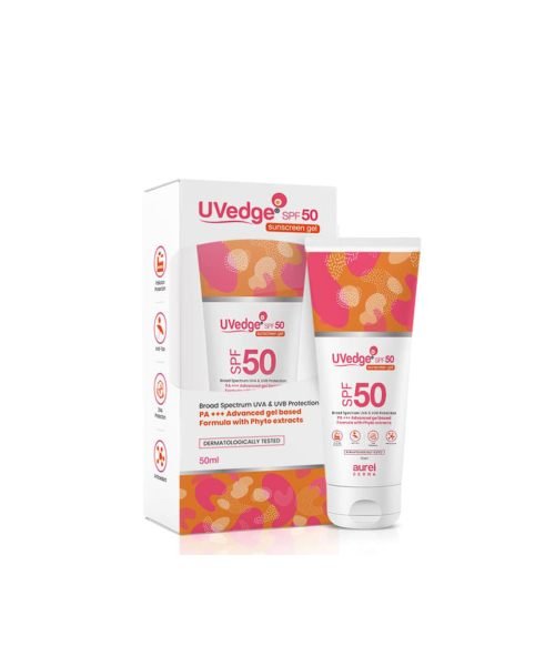 uvedge sunscreen gel SPF 50 skin care